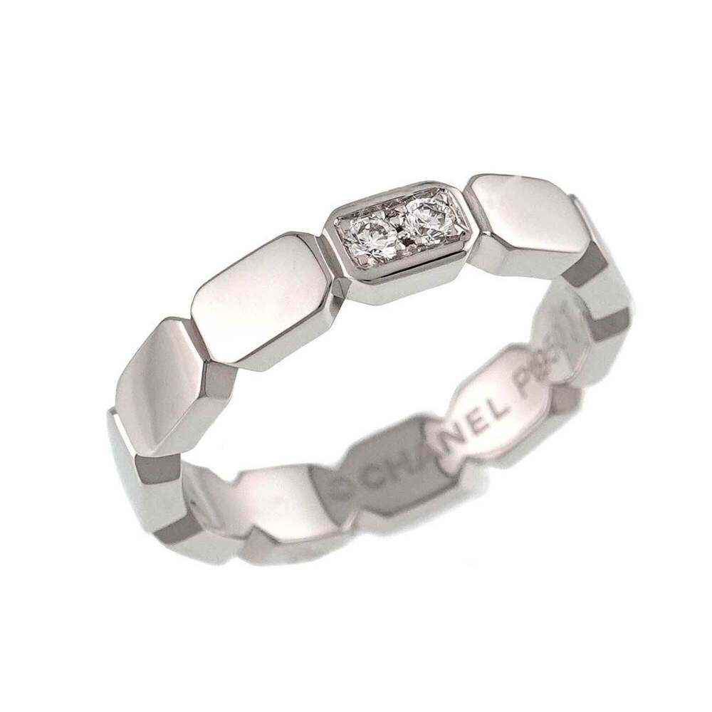 CHANEL Silver Diamond Ring #48 - Picture 6 of 8